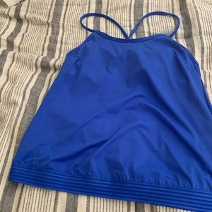 Blue athleta tankini top 34 B/C